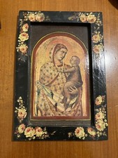 Icona Legno Decoupage