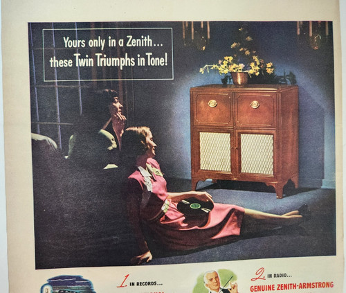 Zenith radio console 9h088r - console,
