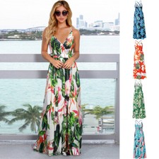 Abito lungo bohemien floreale