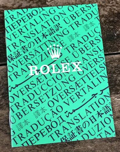 Rolex translation cosc booklet - rolex,