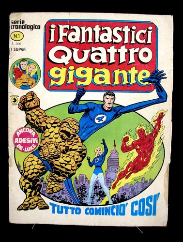 Fumetto fantastici quattro - fantastici,