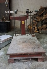 bilancia funzionante bascula antica 300kg Sarzani