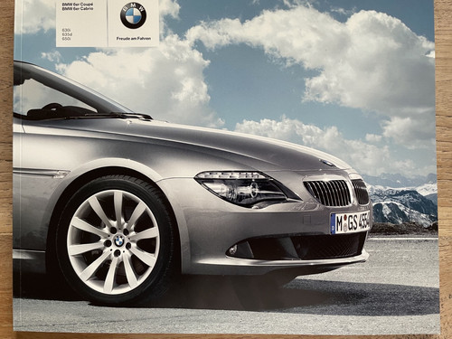 Brochure depliant bmw - brochure, e64