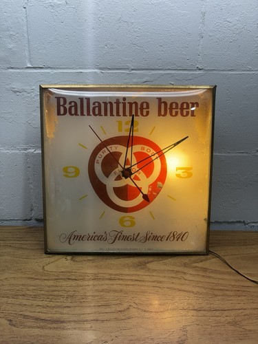 Orologio birra ballantine - orologio,
