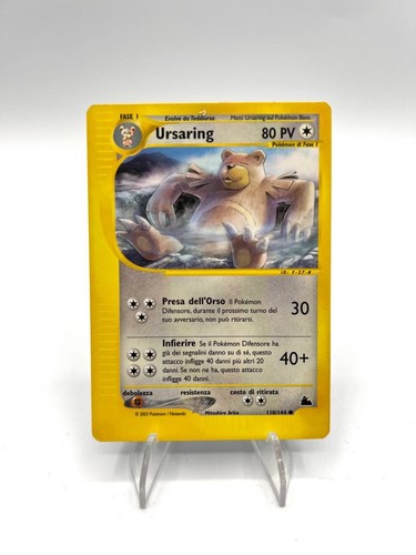 Carta pokemon ursaring 110 144 - carta,