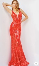 Abito da sera rosso Jovani