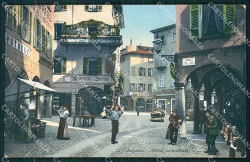 Svizzera lugano postcard - svizzera,