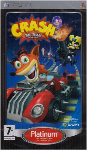 Jeu psp crash tag team - team, racing