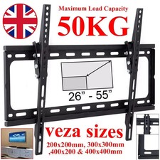 Staffa a parete TV inclinabile montaggio per 32 37 40 45 47 50 55 60 65 pollici plasma LCD LED 3D