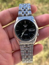 SEIKO Automatic Watch Black