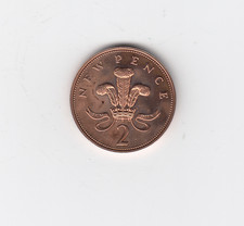 1981 Due Monete Inglese Nuove