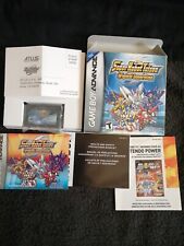 Super Robot Taisen Original Generation Usa Gba Nintendo Mint