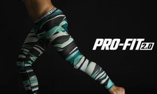 Leggings Aussiebum Pro-Fit 2.0 L34-35" - Laguna/Blu. Nuovo In Borsa.