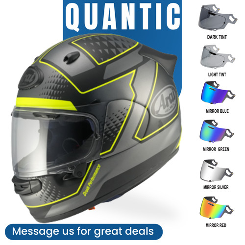 Casco moto integrale - , giallo