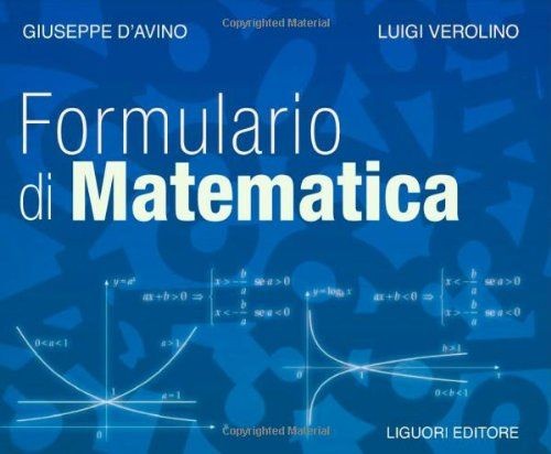 Formulario matematica jan - formulario, di