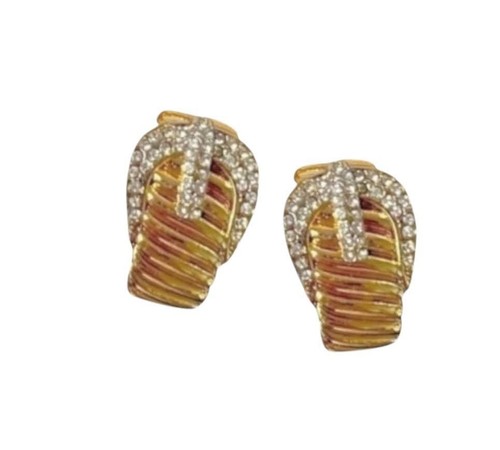 Orecchini con fibbia oro