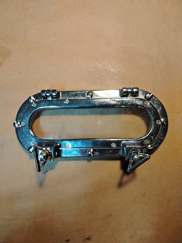 Oblo ovale ottone cromato - in,