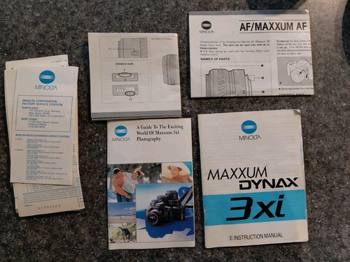 Minolta maxxum dynax 3xi - minolta,