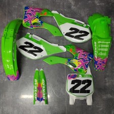 Plastiche + Grafica Kawasaki KX125 KX250 1999 2000 2001 2002 KX 125 250