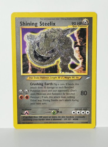 Shining steelix 112 105 neo - shining,