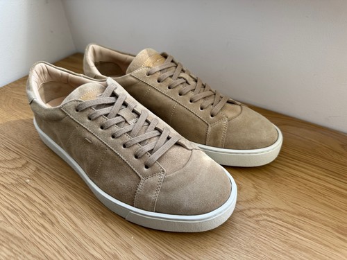 Santoni sneakers uomo sabbia - sneakers,