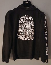 Felpa nera Star Wars con cappuccio, The Dark Side of the Force, XS