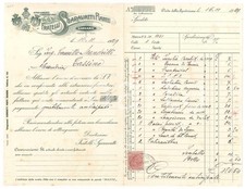 1929 SAONARA (PD) Fratelli SGARAVATTI Orticoltura - Lettera spedizione piante