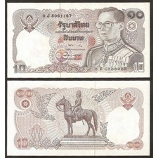 THAILAND 10 Baht 1980 - UNC -