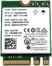 Scheda rete intel 8260ngw - scheda, ac