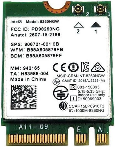 Scheda rete intel - intel, ac