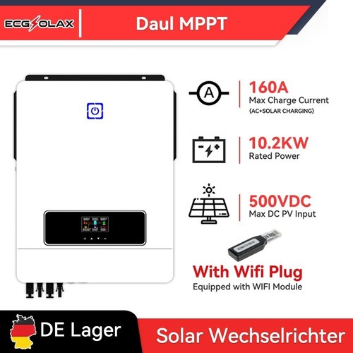 Inverter ibrido 2kw 48v - 10.2kw,