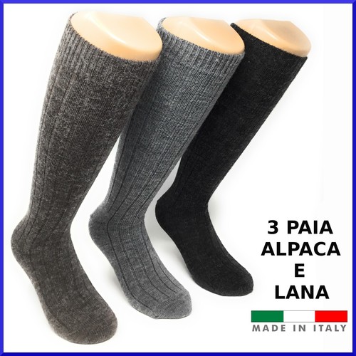Paia calze alpaca lana - paia,