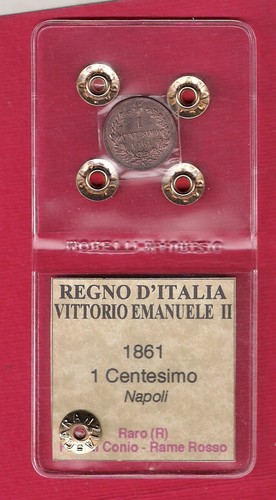 Italia centesimo 1861 n - italia, 1
