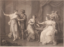 Achille scoperto da Ulisse * Angelica Kauffman * Facio * 1786