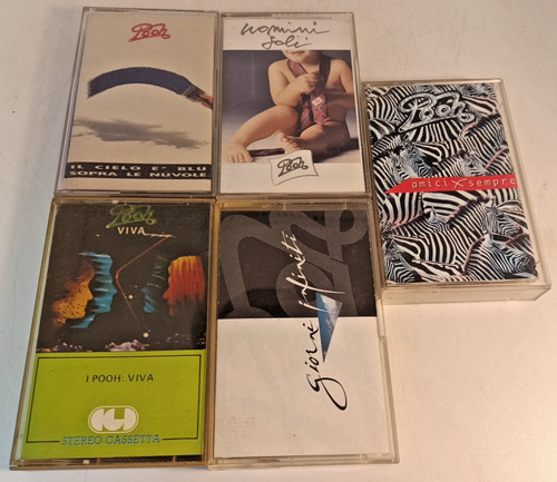 Lotto pooh musicassetta - lotto, 5x