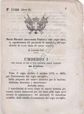 Regio Decreto 1879  Umberto I