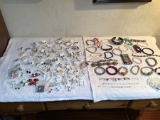 LOT OF BRACELETS AND EARRINGS