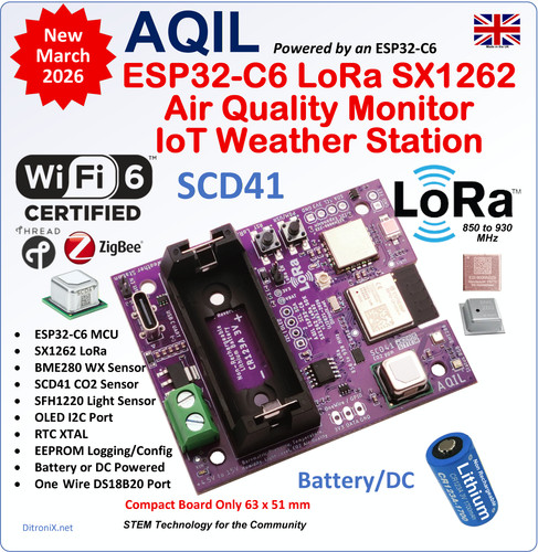 Aqil esp32c6 lora sx1262 - aqil,