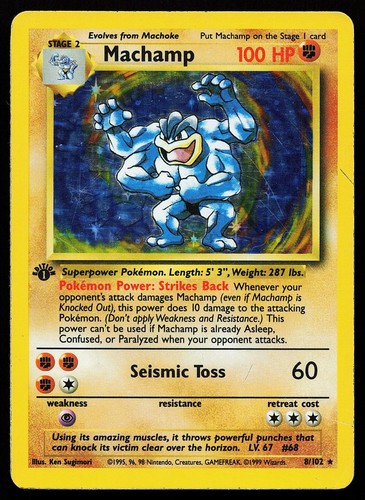 Machamp 102 edizione - 8/102, 1°