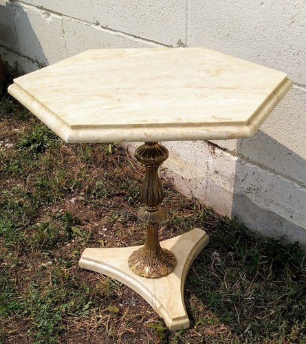 Mid century brass - mid, pedestal