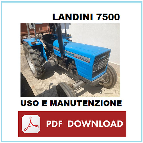 Trattore landini 7500 - trattore,