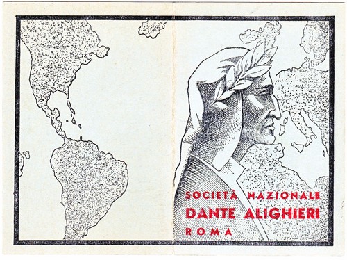 Tessera fascista associazione - fascista,