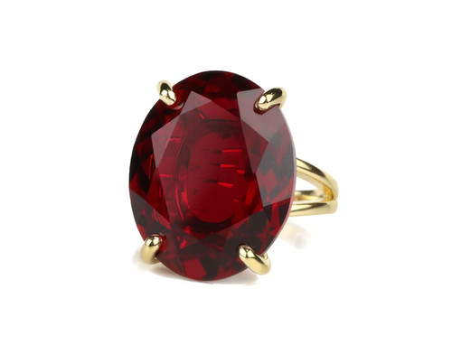 Anello granato rosso - anello,