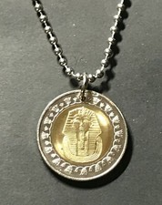 Collana con ciondolo moneta