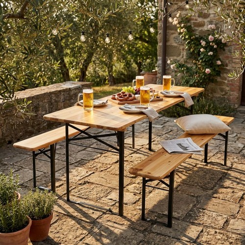 Set birreria con tavolo - , due
