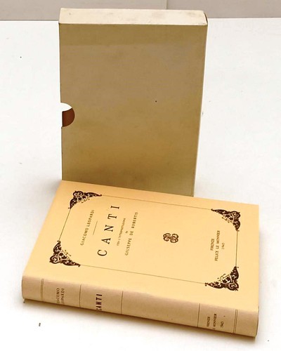 Canti giacomo leopardi - leopardi,