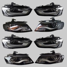 FARI ANTERIORI USATI ORIGINALI AUDI A4 B8 XENON LED, SINISTRO DESTRO