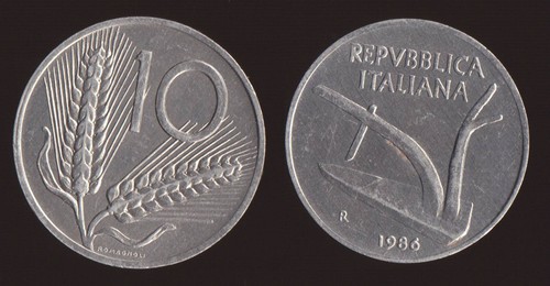 Lire 1986 aratro - aratro,