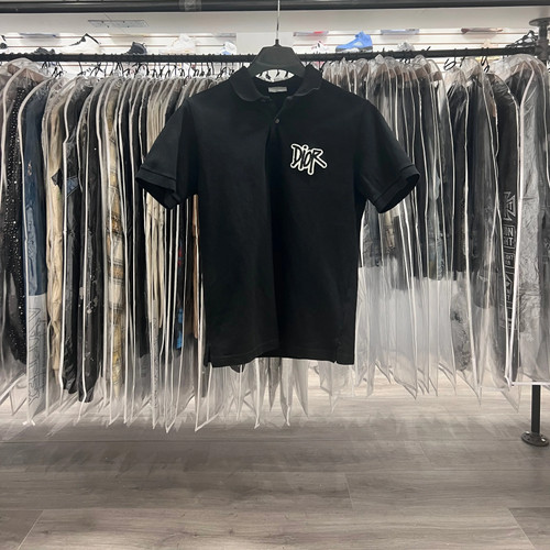 Dior embroidered patch polo - embroidered,