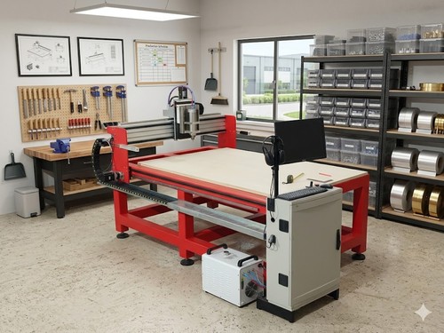 Pantografo cnc fr1020 - cnc, volume